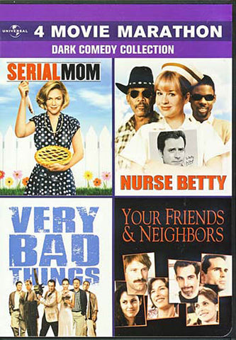 4 Movie Marathon Dark Comedy (Serial Mom/Nurse Betty/Very Bad Things/Your Friends & Neighbors) DVD Movie 