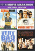 4 Movie Marathon Dark Comedy (Serial Mom/Nurse Betty/Very Bad Things/Your Friends & Neighbors) DVD Movie 