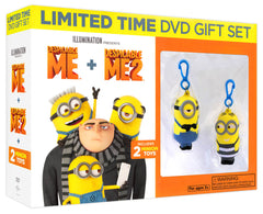 Despicable Me / Despicable Me 2 (2-Movies + 2-Minion Toys) (Boxset)
