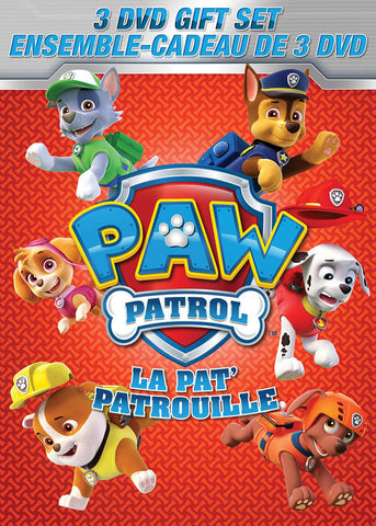 PAW Patrol (3-DVD Gift Set) (Boxset) (Bilingual) DVD Movie 