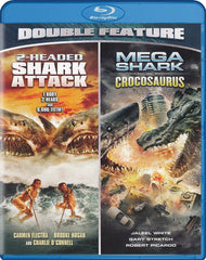 2-Headed Shark Attack / Mega Shark Versus Crocosaurus (Double Feature) (Blu-ray)