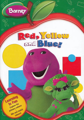 Barney - Red, Yellow and Blue (HiT) DVD Movie 