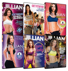 Jillian: Extreme Shed & Shred / Hard Body / Killer Body ............ Get Fit & Fab (Boxset) (6-Pack)