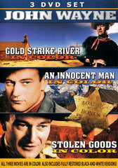 John Wayne (3 DVD Set) (Gold Strike River / An Innocent Man / Stolen Goods) (Boxset)