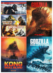 King Kong & Godzilla Movie Collection (DVD) (4-Pack) (Boxset)