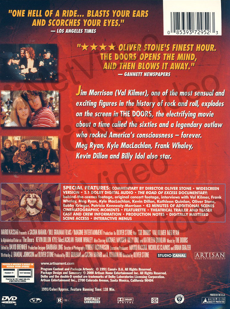  The Doors [DVD] : Movies & TV