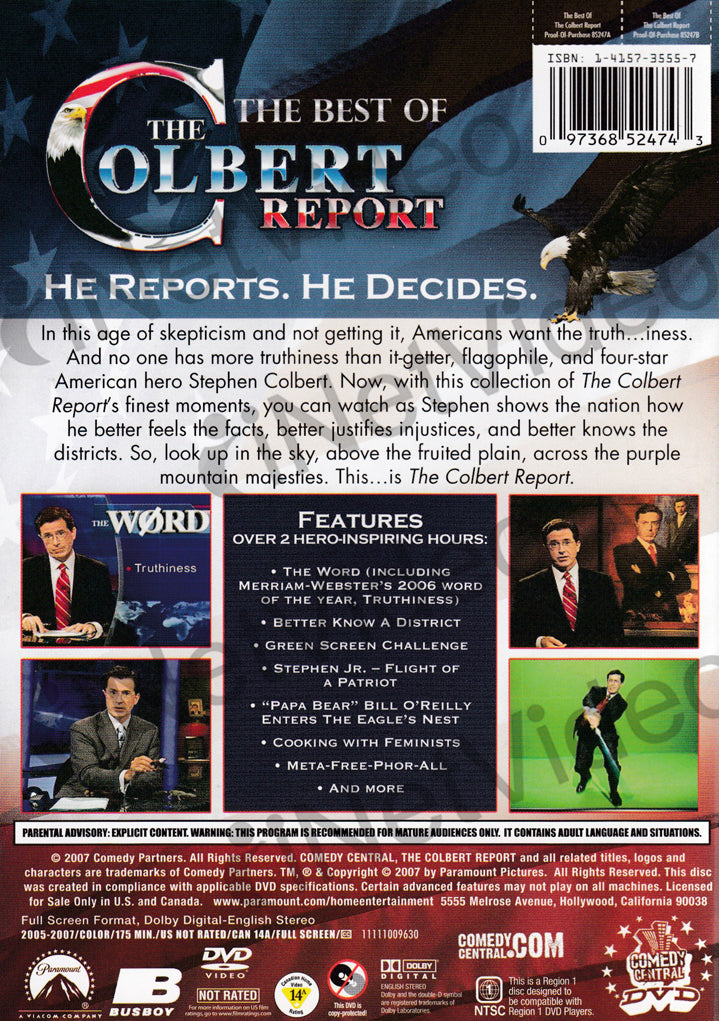 The Best of the Colbert Report on DVD Movie