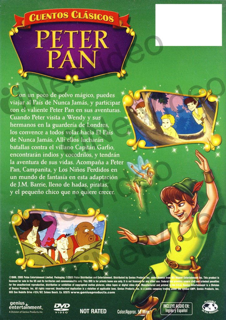 Peter Pan (Mis Clásicos Disney) (Tapa dura) · De 3 a 5 · El Corte Inglés
