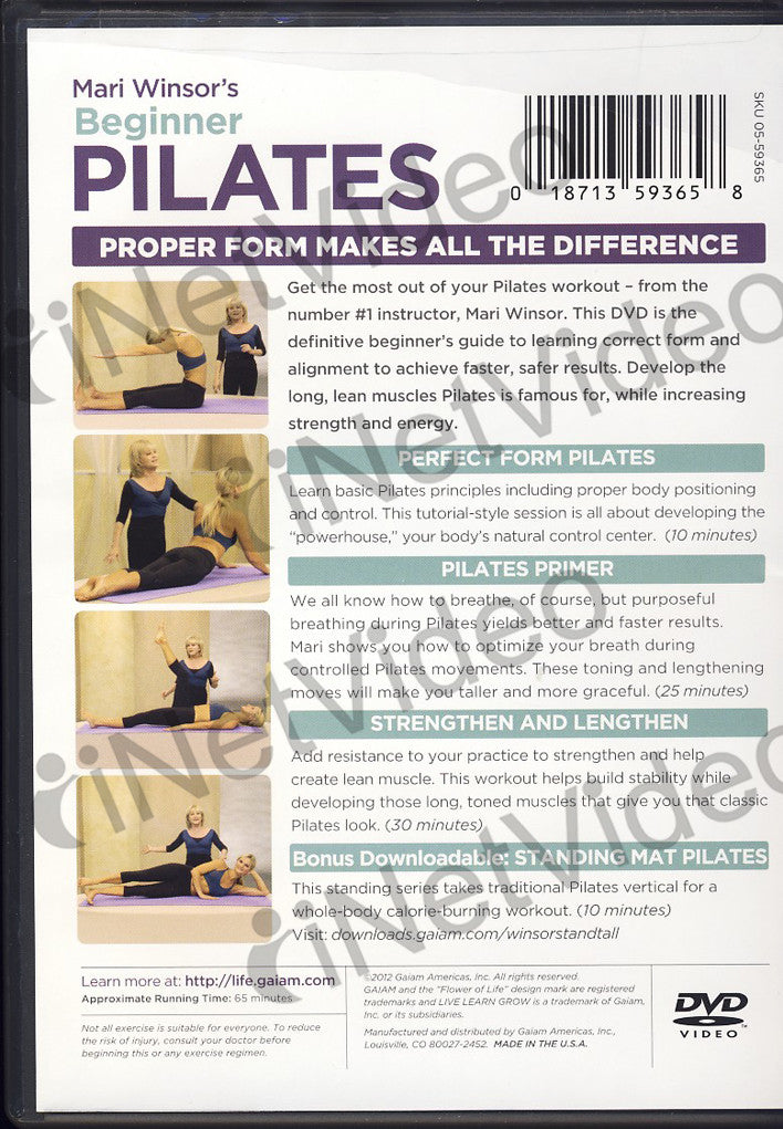 Winsor Pilates Basic 3dvd Workout Set DVD:6793