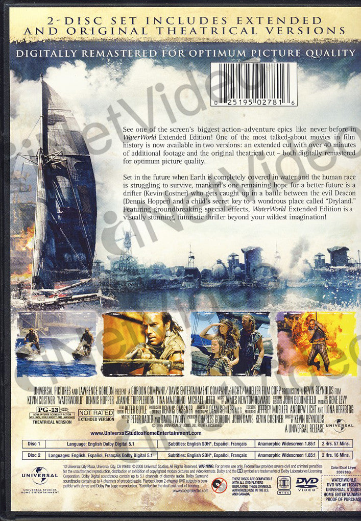 Movie poster for Waterworld 2: Featuring Water Ninjas : r/weirddalle
