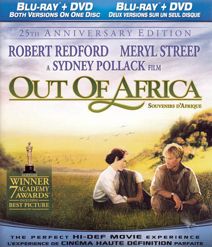 Out of Africa - 25th Anniversary (Blu-ray/DVD Combo) (Blu-ray) (Bilingual) BLU-RAY Movie 