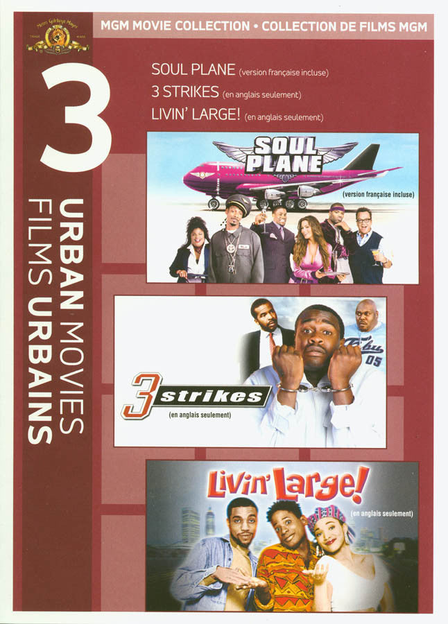 Soul Plane / 3 Strikes / LivinLarge! (Urban Movies) (Bilingual) on