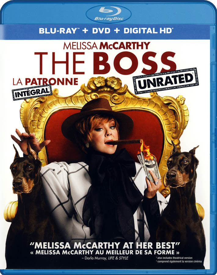 The Boss (Blu-ray + DVD + Digital HD) (Unrated) (Bilingual) on DVD