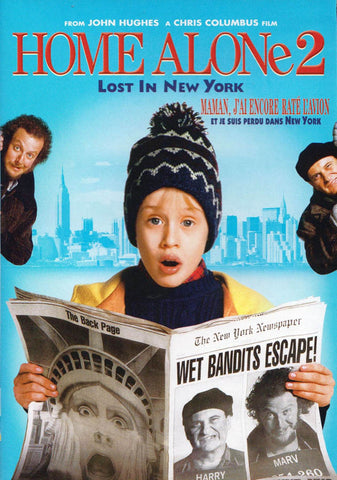 Home Alone 2: Lost in New York (Bilingual) (Blue Cover) DVD Movie 