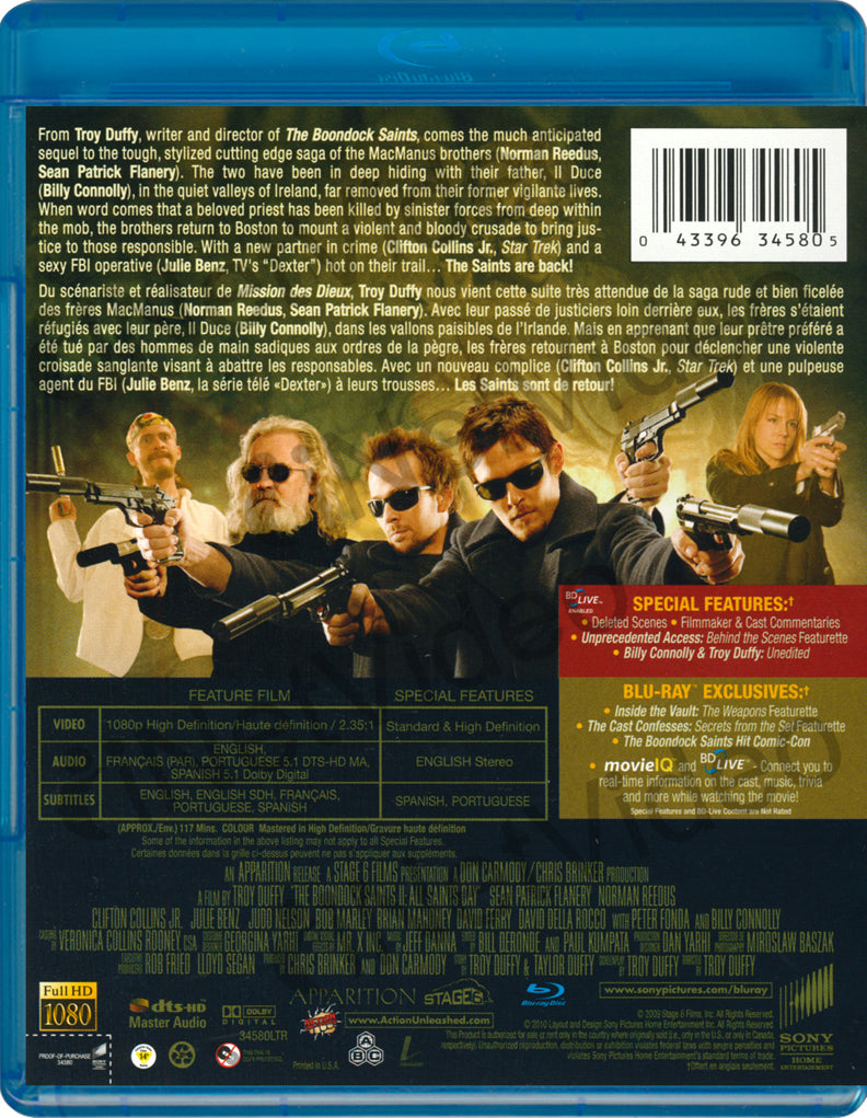 The Boondock Saints II - All Saints Day (Blu-ray) (Bilingual) on BLU-RAY  Movie