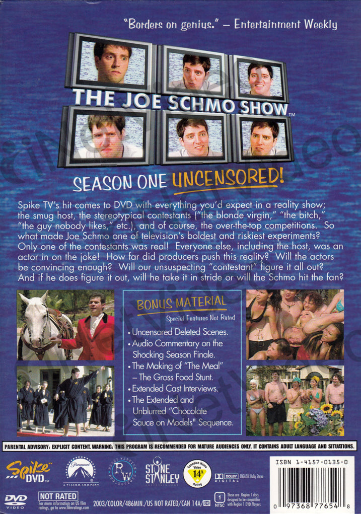 The Joe Schmo Show - Season One Uncensored (Boxset) on DVD Movie