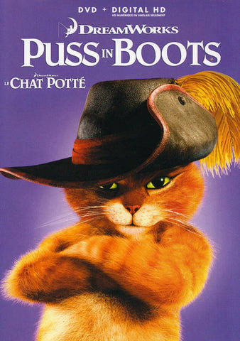 Puss In Boots (DVD / Digital HD) (Bilingual) DVD Movie 