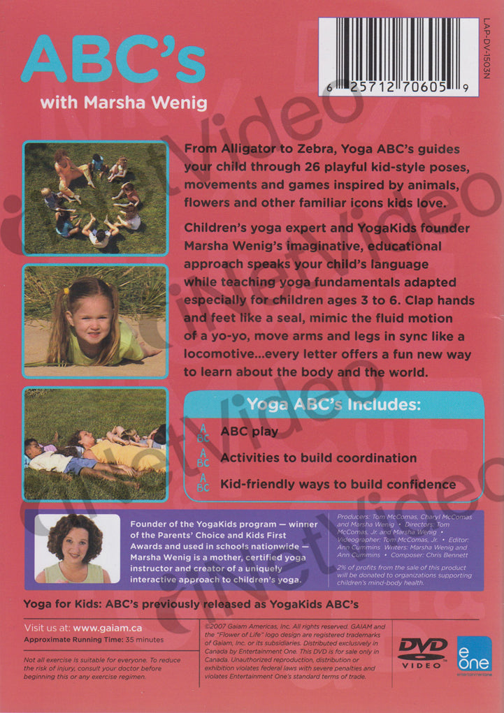 YogaKids  ABC's DVD