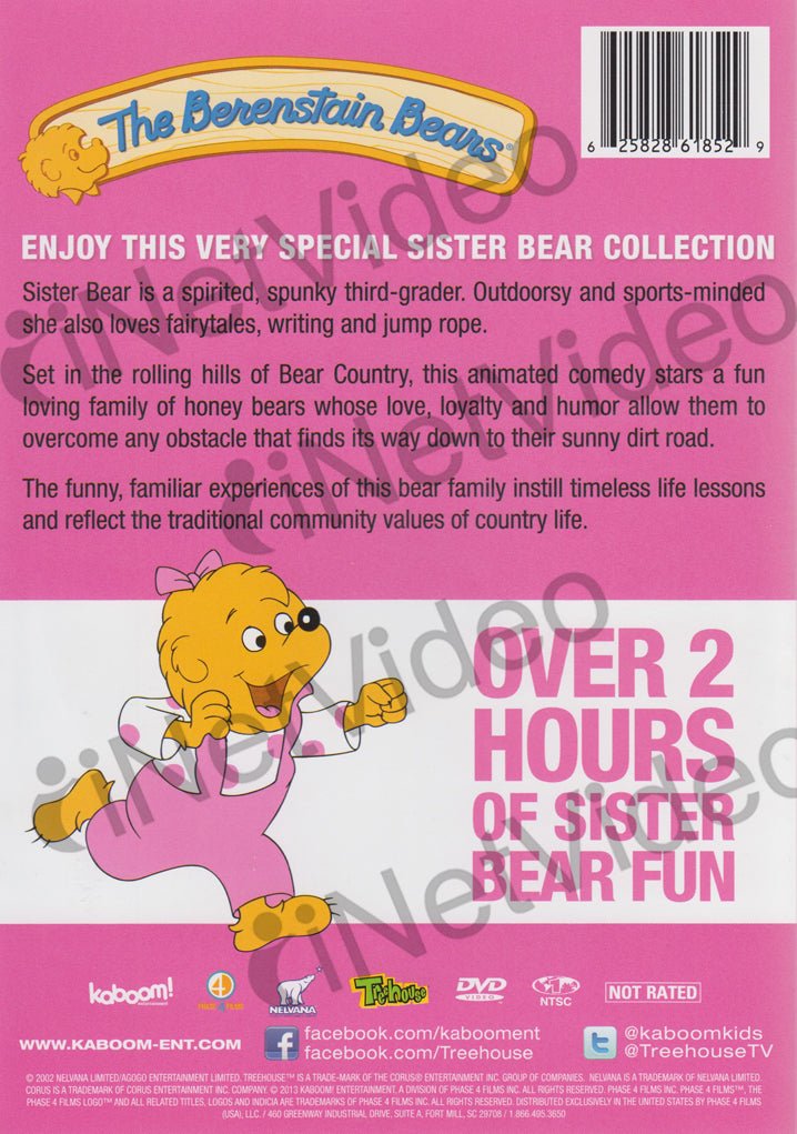 Berenstain Bears - Golden Sister Edition on DVD Movie