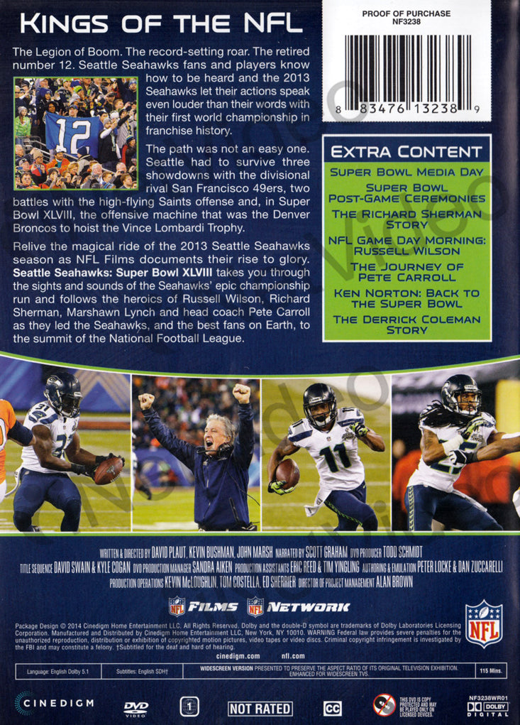 NFL Shop Super Bowl XLVIII Champions Blu-ray and DVD TV Spot 