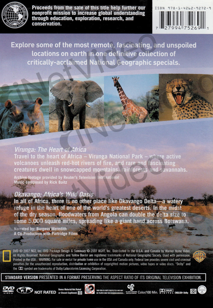 World s Last Great Places : Africa (National Geographic) on DVD Movie