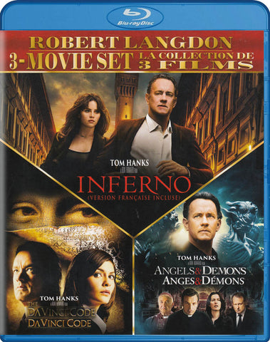 Robert Langdon Collection (Inferno / The DaVinci Code / Angels & Demons) (Blu-ray) (Bilingual) BLU-RAY Movie 