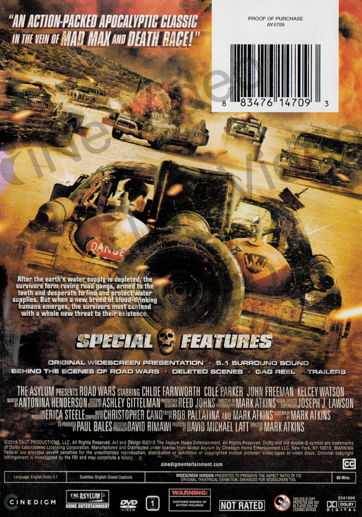 Road Wars on DVD Movie