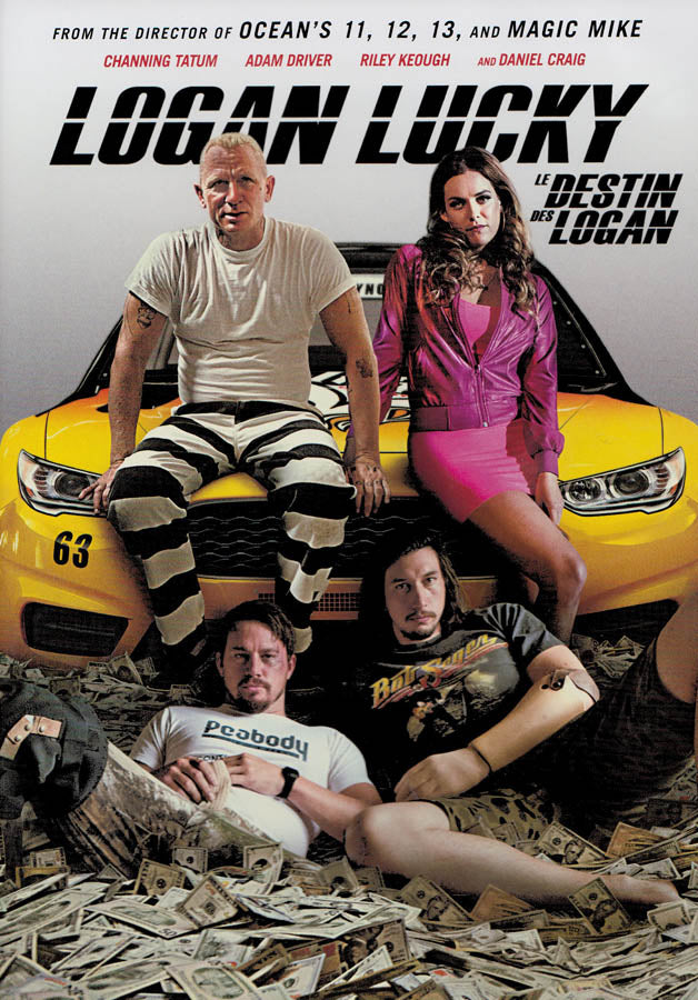 Logan Lucky (Bilingual) on DVD Movie