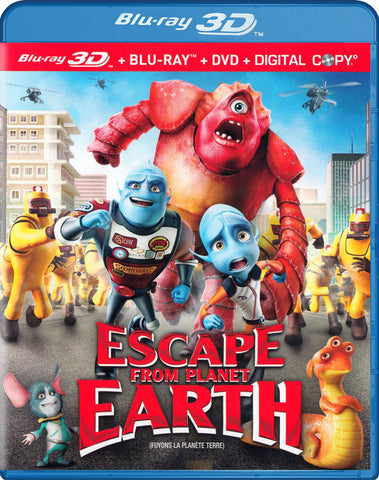 Escape From Planet Earth (Blu-ray 3D + Blu-ray + DVD + Digital Copy)  (Blu-ray) (Bilingual) on BLU-RAY Movie