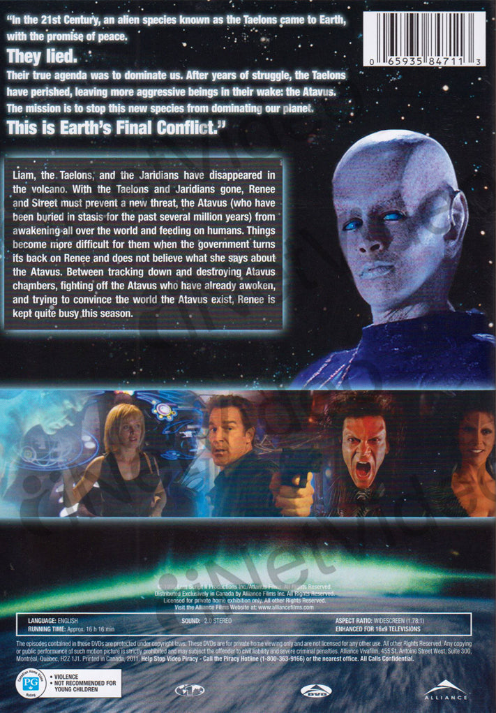 Earth : Final Conflict - Season 5 on DVD Movie