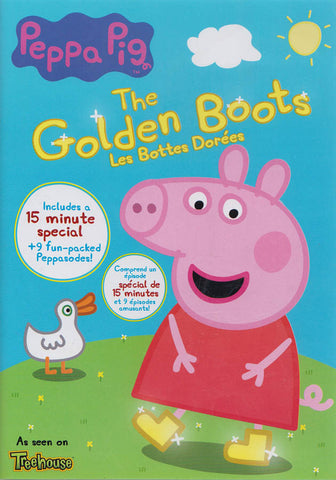 Peppa Pig - The Golden Boots (Bilingual) DVD Movie 