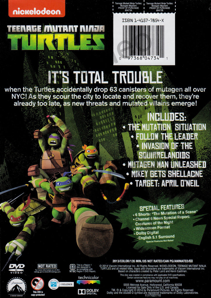 Teenage Mutant Ninja Turtles: Mutant Mayhem (dvd)