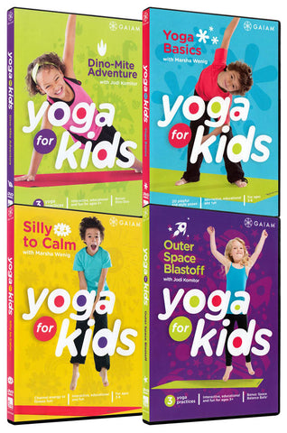 Yoga for Kids : Outer Space Blastoff / Silly to Calm (2-DVD Collection) on  DVD Movie